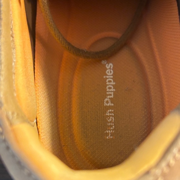 Hush Puppies Tan Leather Sneakers - Picture 3 of 12